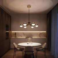 BARCELONA Chandelier by Lampadom - side view