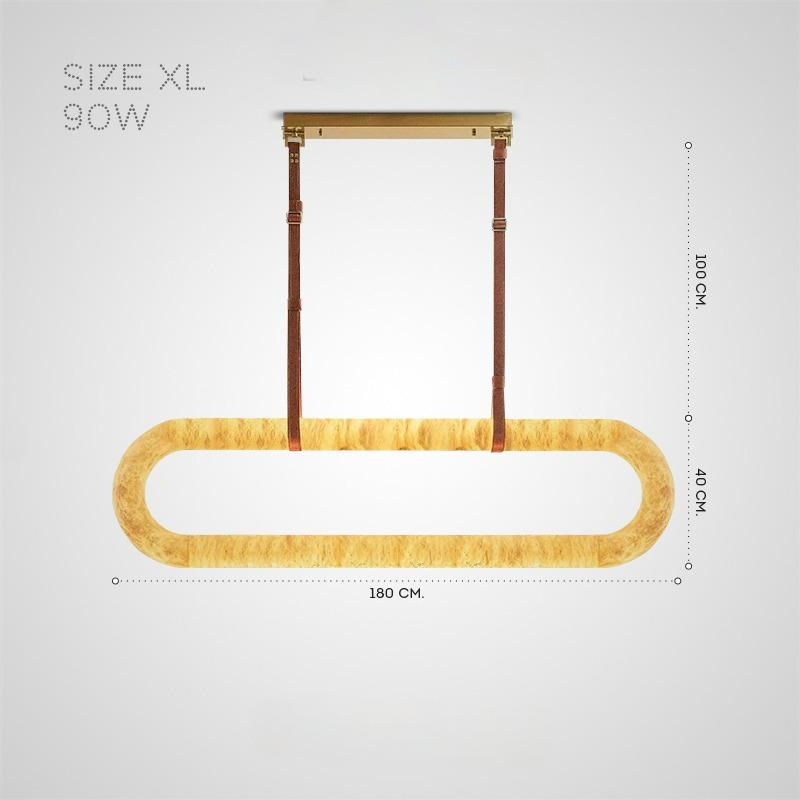 BARNABY Long ing Fixture by Lampadom - scale reference