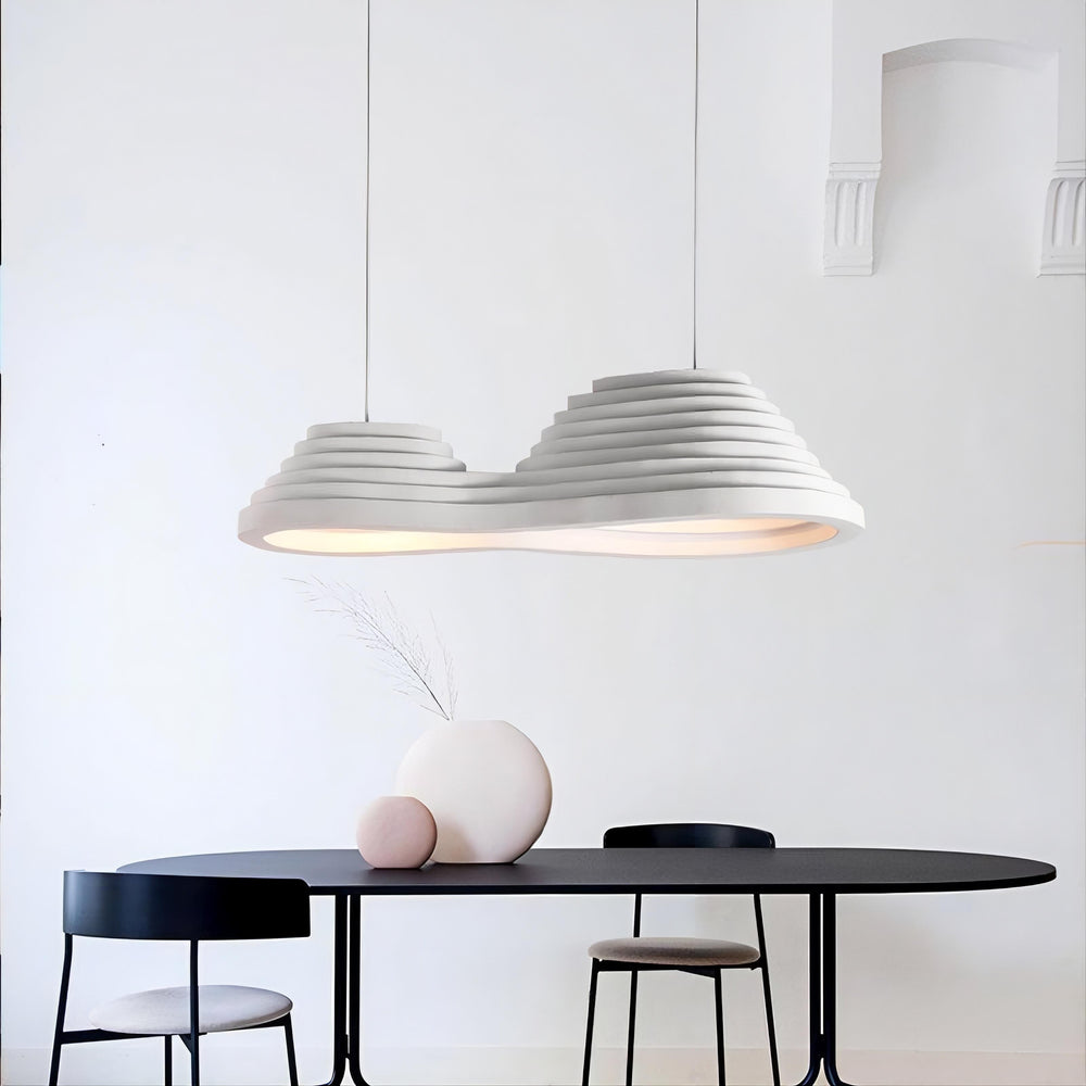 BAROLINE DUO Linear Chandelier by Lampadom - scale reference