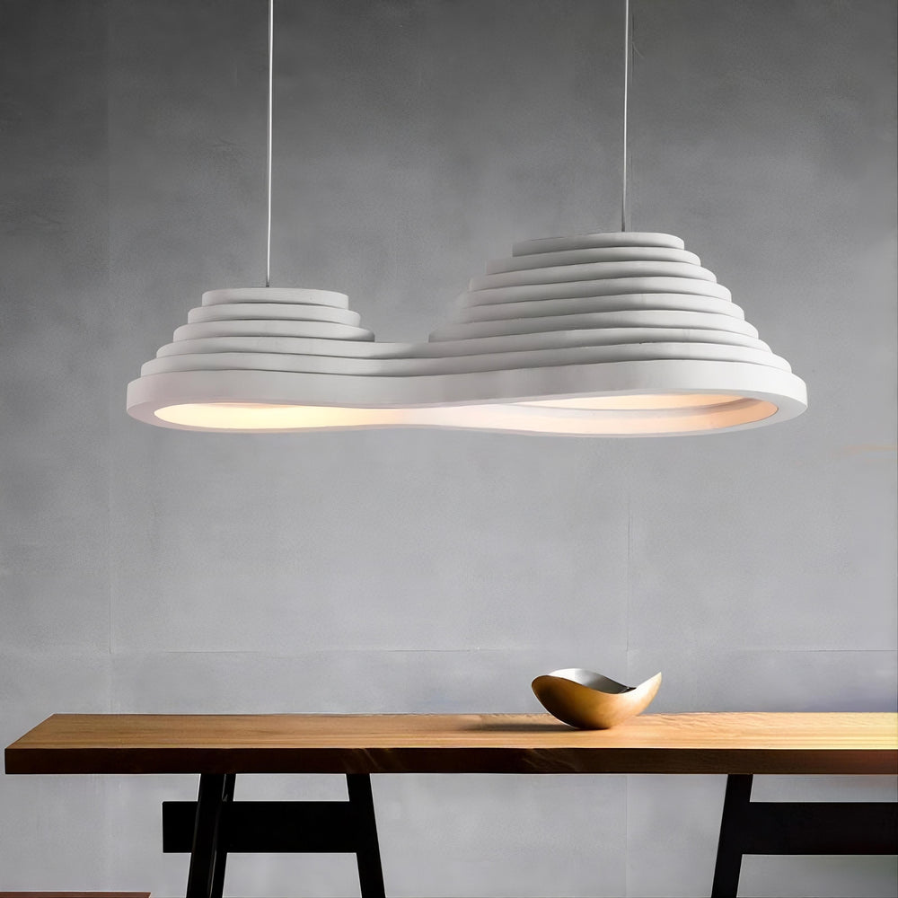 BAROLINE DUO Linear Chandelier by Lampadom - detail view
