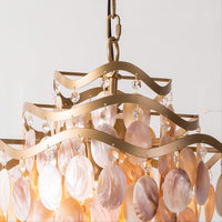 ISABEL PEARL Chandelier by Lampadom - top view