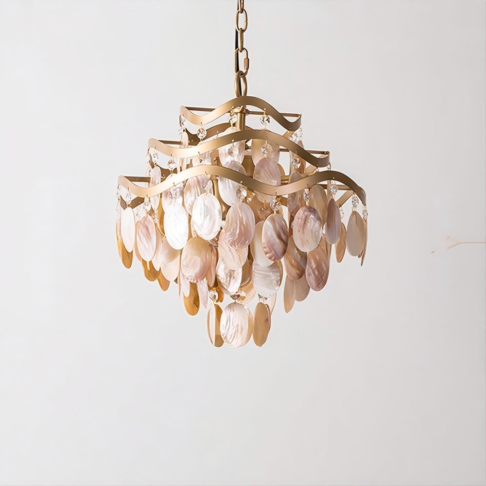 ISABEL PEARL Chandelier by Lampadom - detail view