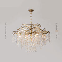 ISABEL Chandelier by Lampadom - top view