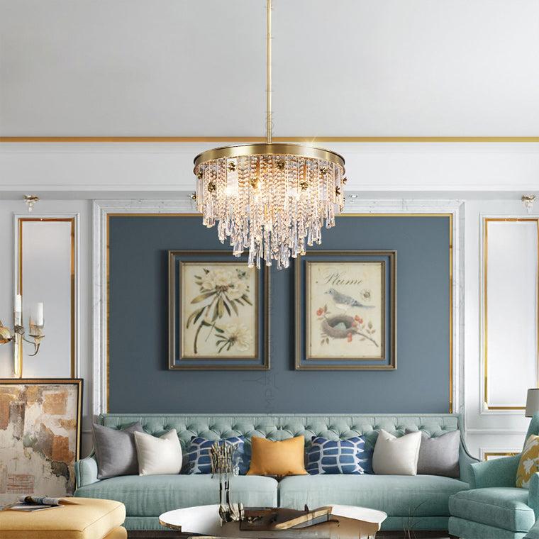 BOUND Chandelier by Lampadom - side view