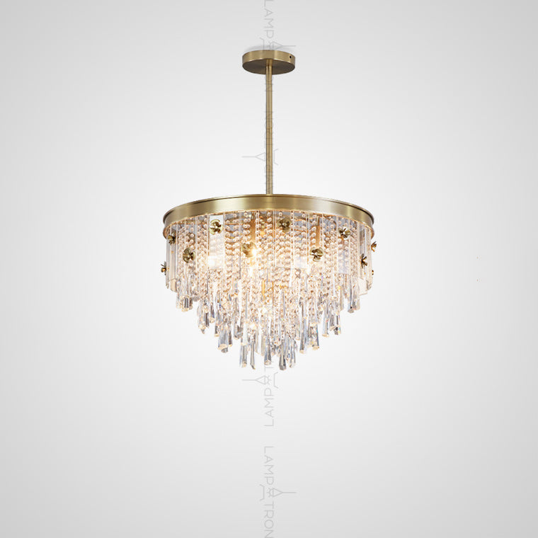 BOUND Chandelier by Lampadom - scale reference