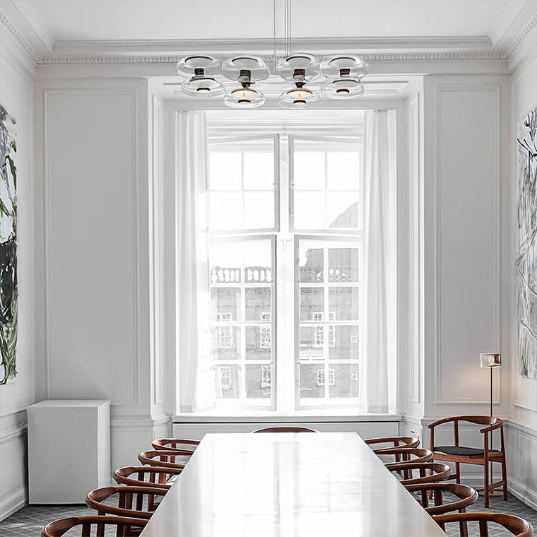 ARCTIC Ring Chandelier by Lampadom - close-up