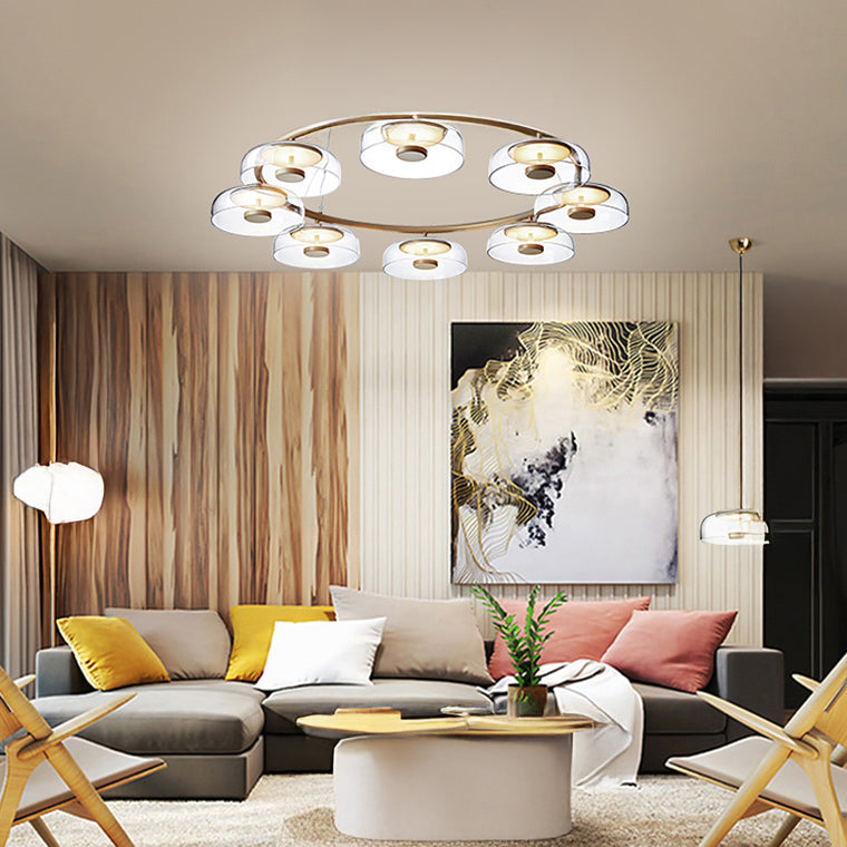 ARCTIC Ring Chandelier by Lampadom - angle view