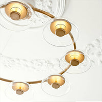 ARCTIC Ring Chandelier by Lampadom - scale reference