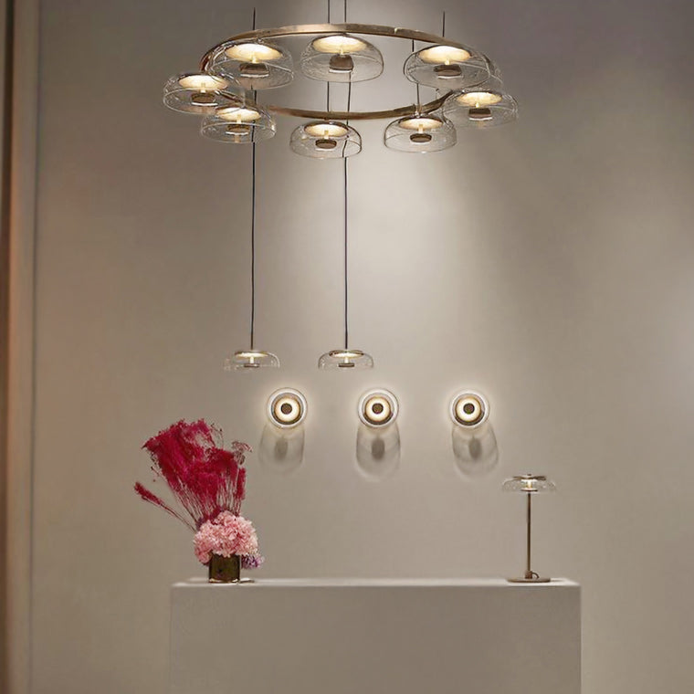 ARCTIC Ring Chandelier by Lampadom - ambient shot
