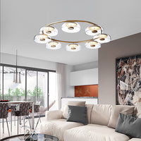 ARCTIC Ring Chandelier by Lampadom - scale reference