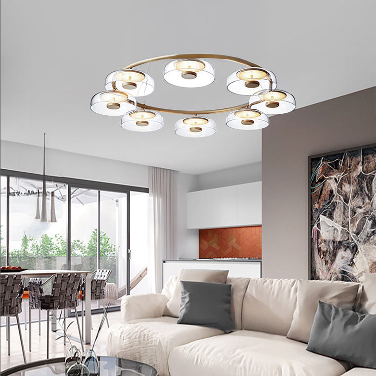 ARCTIC Ring Chandelier by Lampadom - ambient shot