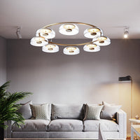 ARCTIC Ring Chandelier by Lampadom - angle view