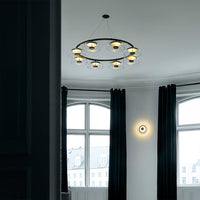 ARCTIC Ring Chandelier by Lampadom - scale reference