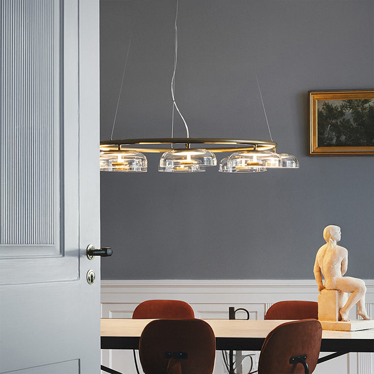 ARCTIC Ring Chandelier by Lampadom - close-up