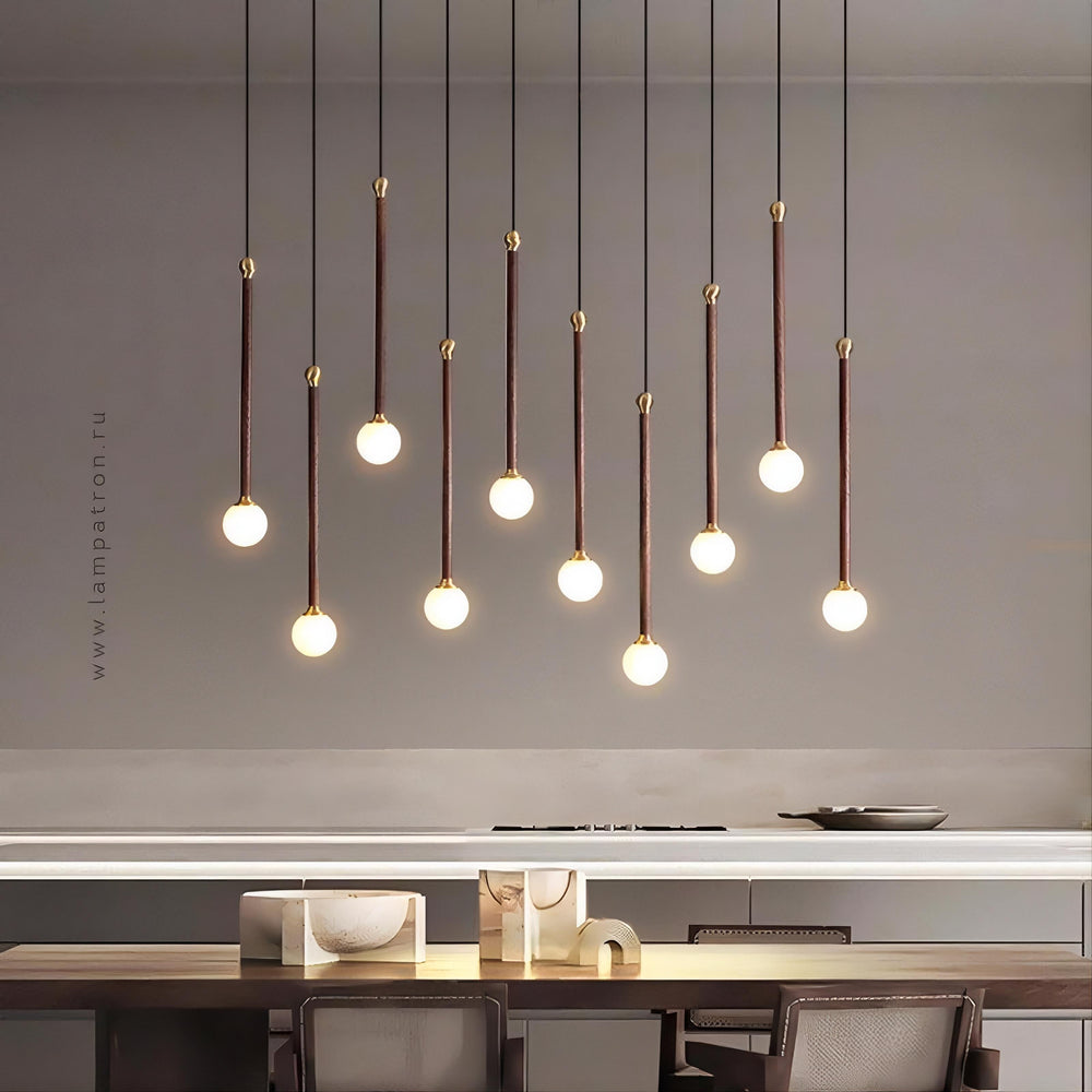 BAST MORE Cascade Light by Lampadom - scale reference