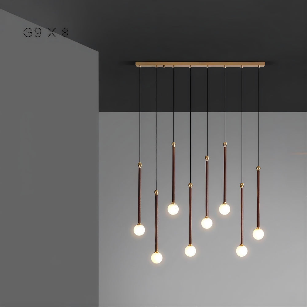 BAST MORE Cascade Light by Lampadom - scale reference