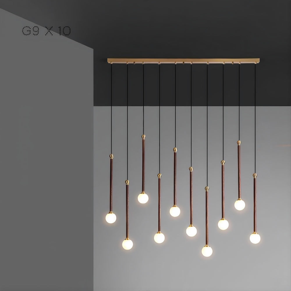 BAST MORE Cascade Light by Lampadom - scale reference