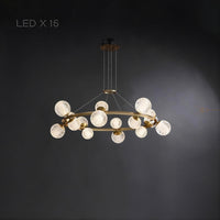 BASTINE Ring Chandelier by Lampadom - detail view
