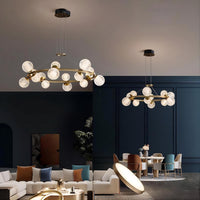 BASTINE Ring Chandelier by Lampadom - scale reference