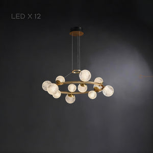 BASTINE Ring Chandelier by Lampadom