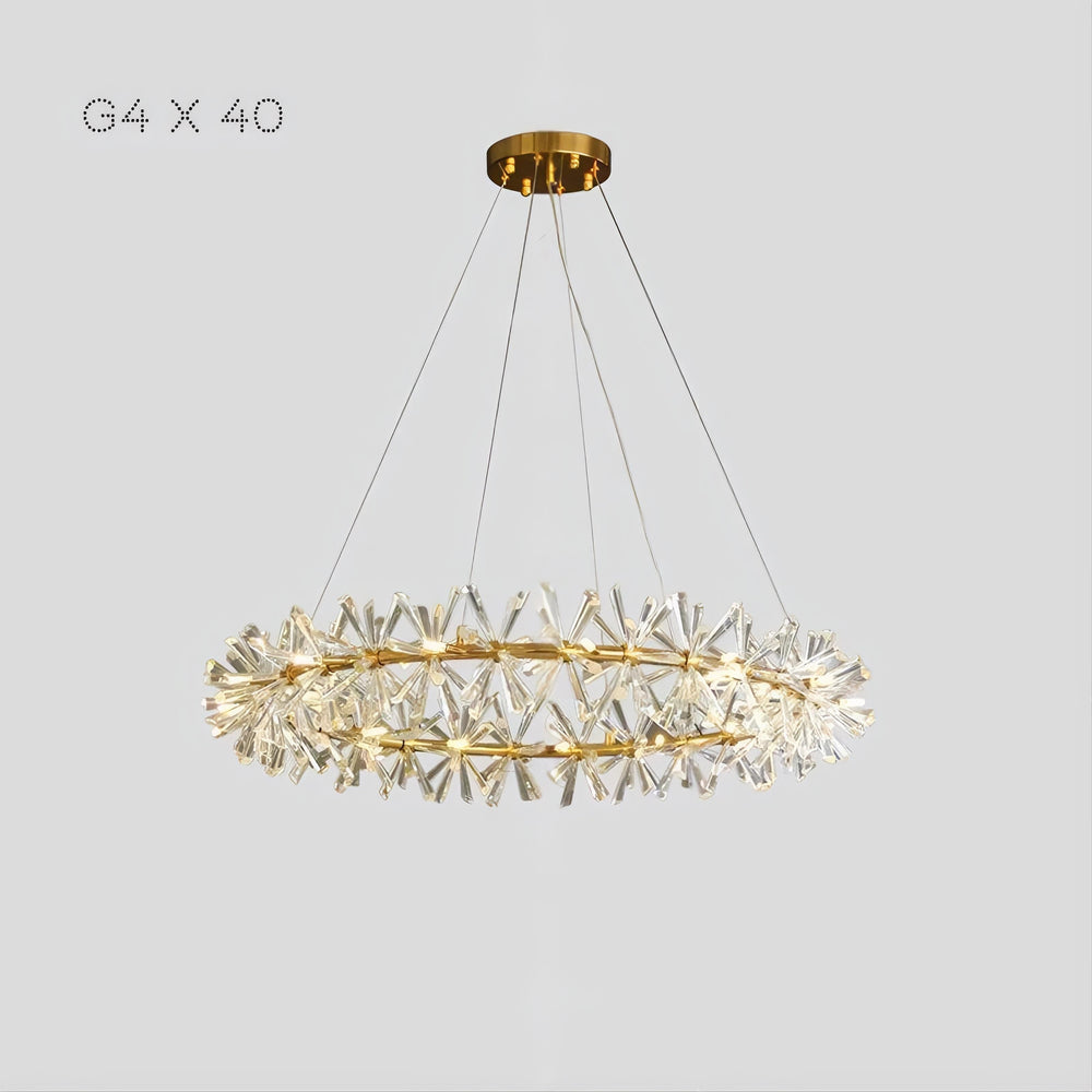 BEATRIX Ring Chandelier by Lampadom - scale reference