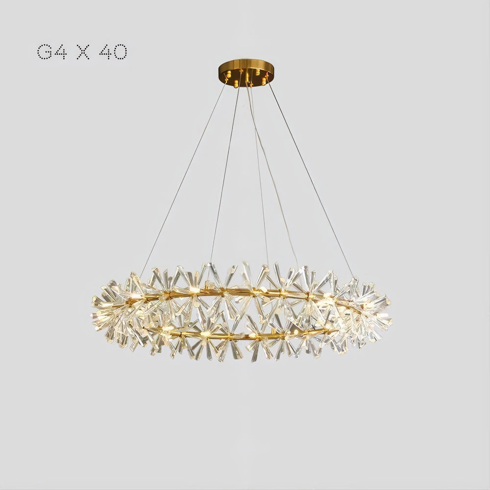 BEATRIX Ring Chandelier by Lampadom - scale reference