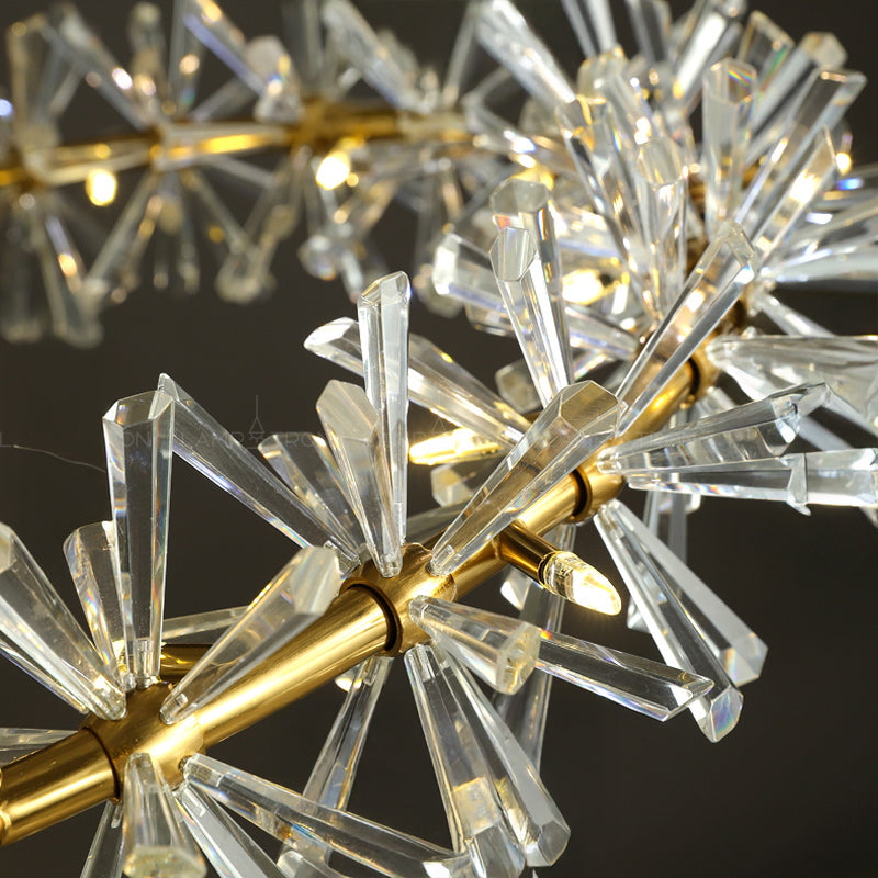 BEATRIX Ring Chandelier by Lampadom - close-up