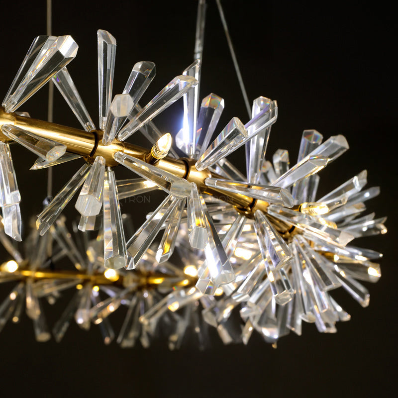 BEATRIX Ring Chandelier by Lampadom - side view