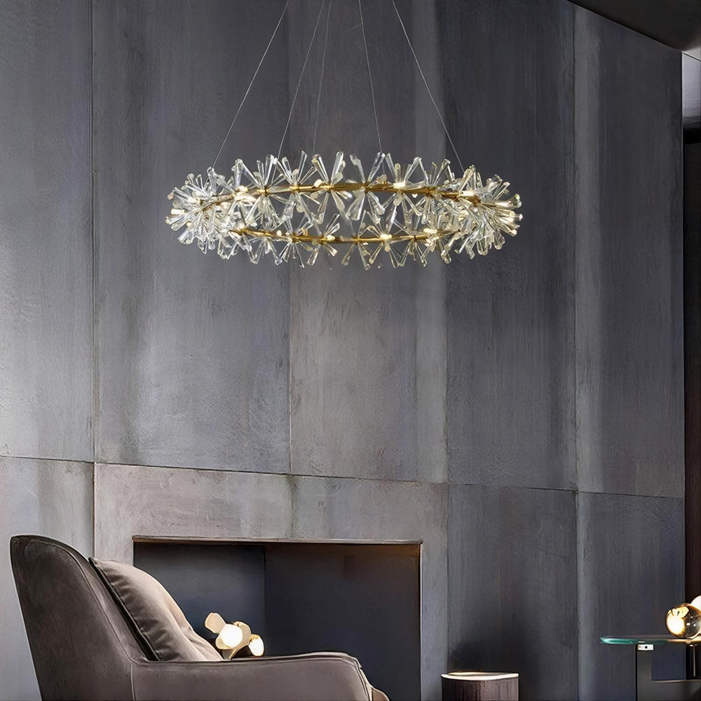 BEATRIX Ring Chandelier by Lampadom - side view