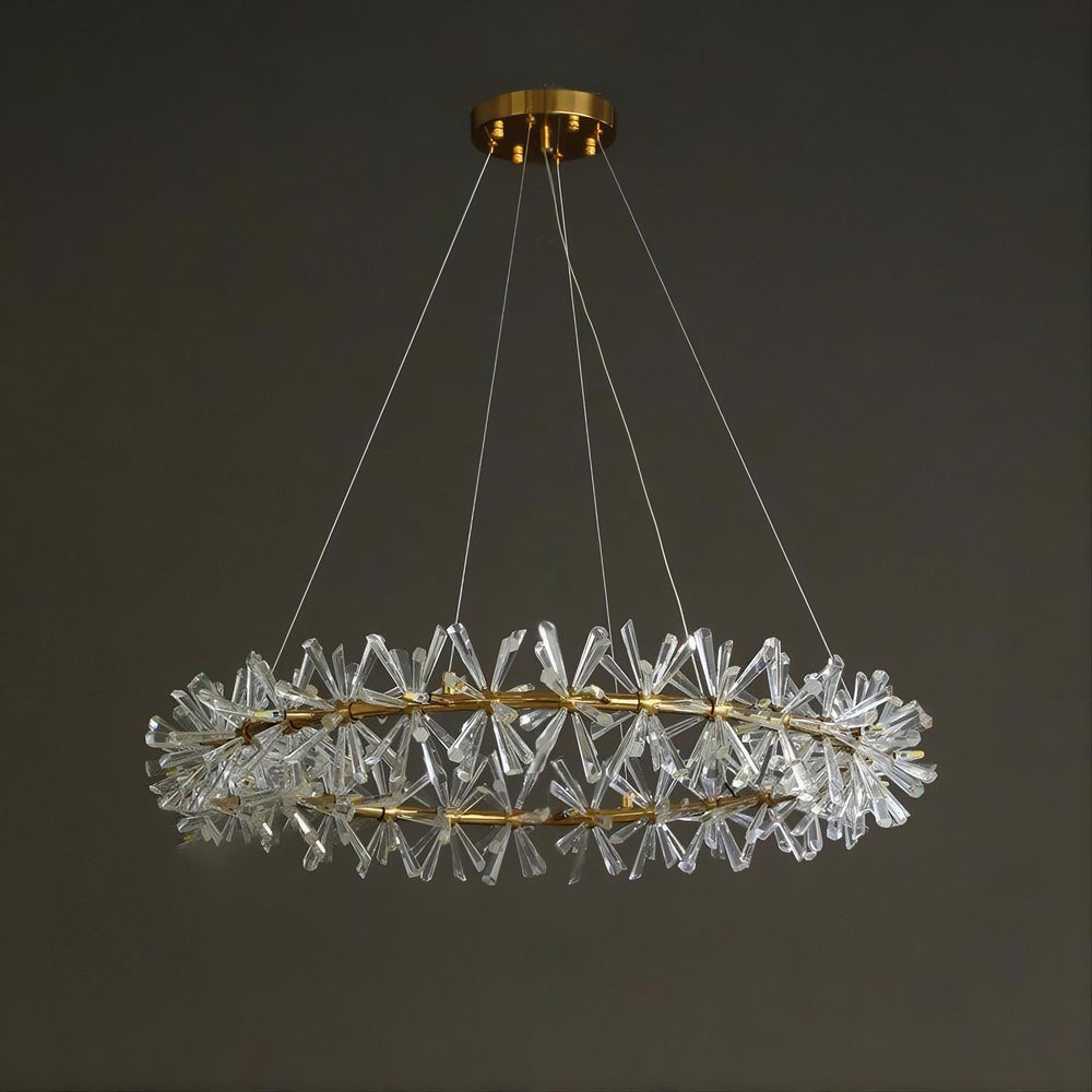 BEATRIX Ring Chandelier by Lampadom - top view