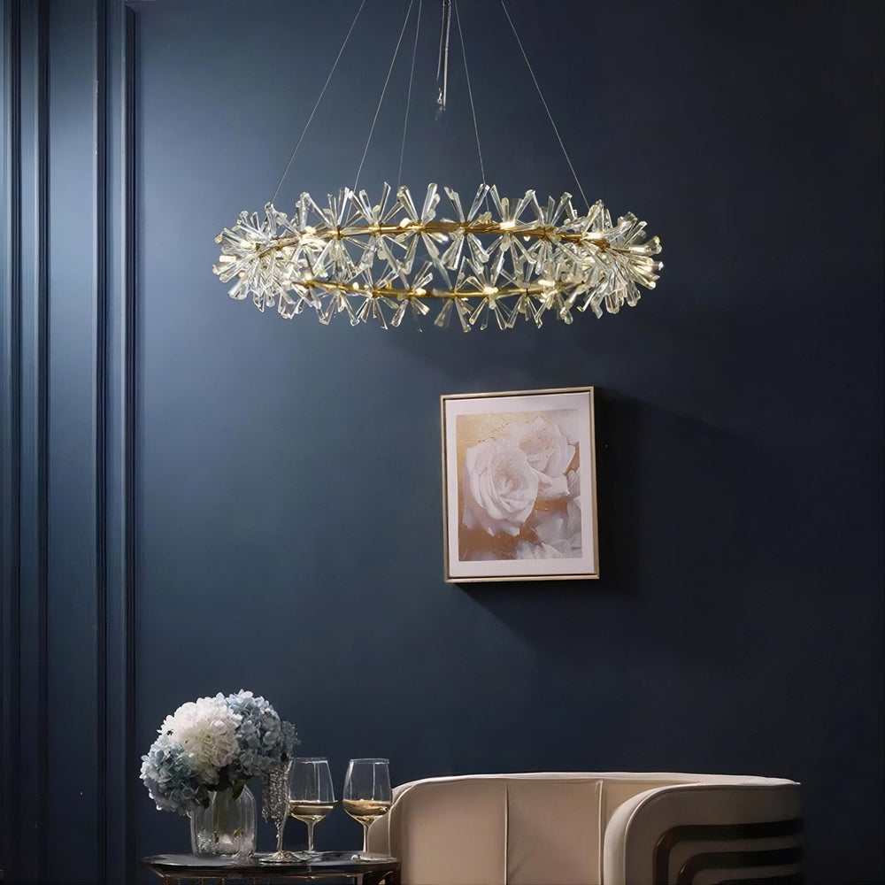 BEATRIX Ring Chandelier by Lampadom - close-up