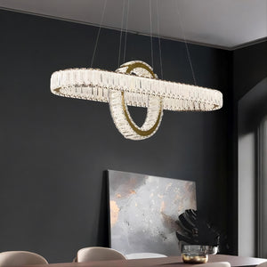 BELLA B Linear Chandelier by Lampadom