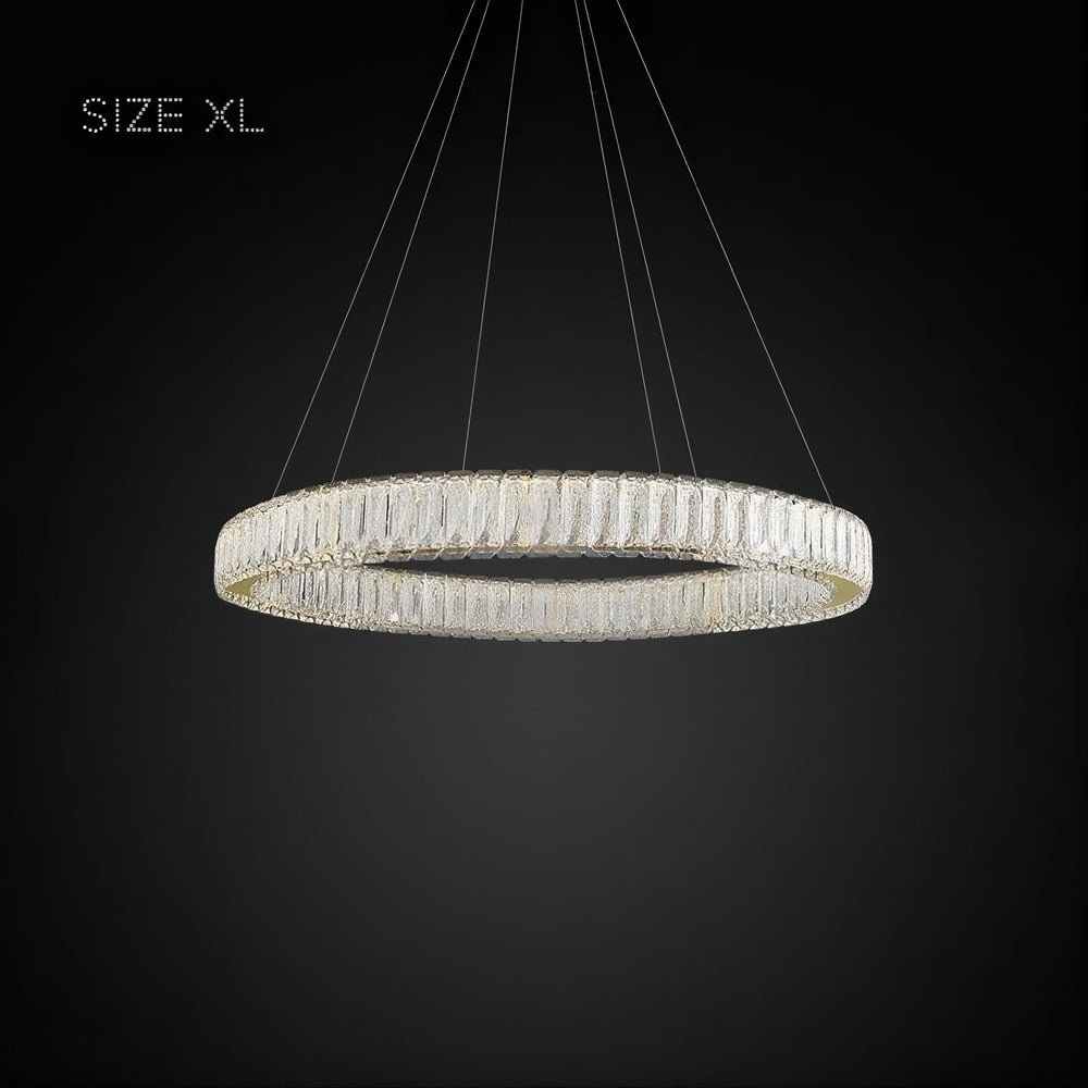 BELLA ONE Ring Chandelier by Lampadom - ambient shot