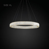 BELLA ONE Ring Chandelier by Lampadom - ambient shot