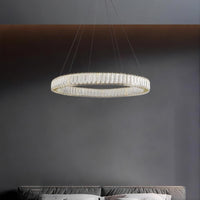 BELLA ONE Ring Chandelier by Lampadom - side view