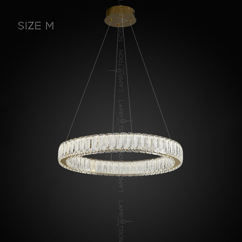 BELLA ONE Ring Chandelier by Lampadom - detail view