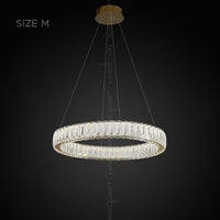 BELLA ONE Ring Chandelier by Lampadom - detail view
