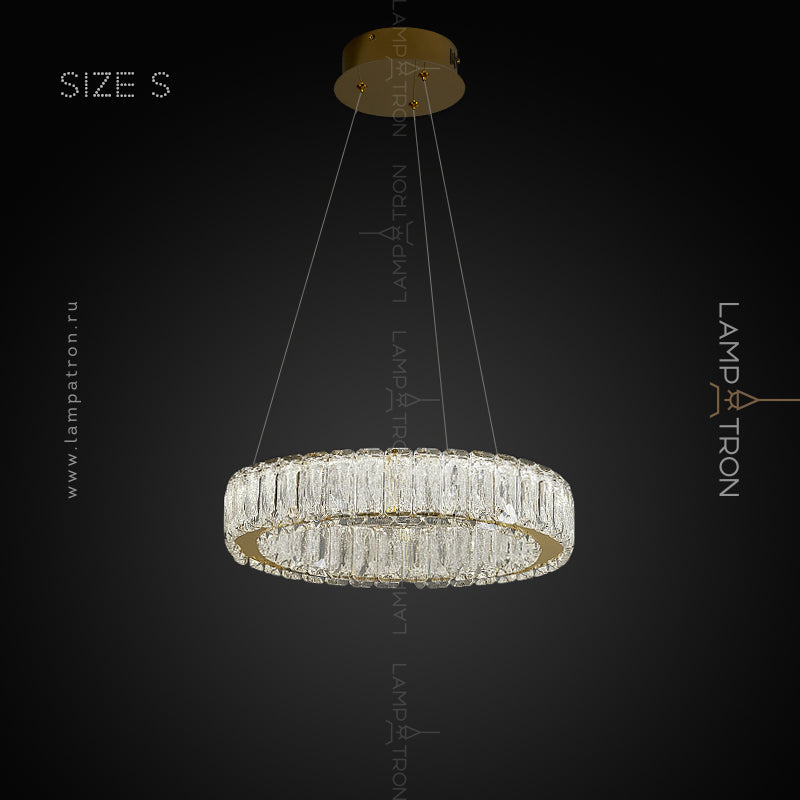 BELLA ONE Ring Chandelier by Lampadom - detail view