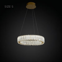 BELLA ONE Ring Chandelier by Lampadom - top view