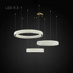 BELLA Ring Chandelier by Lampadom