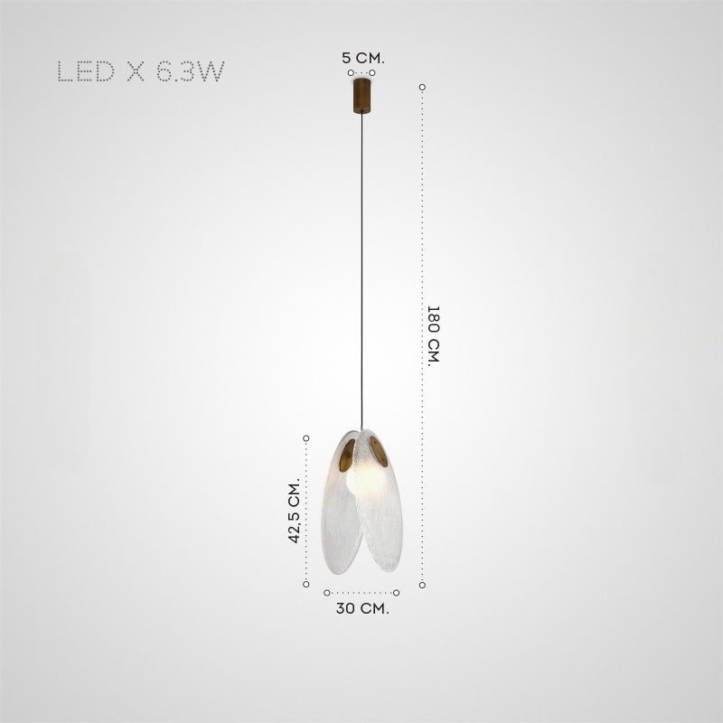BENE Pendant by Lampadom - scale reference