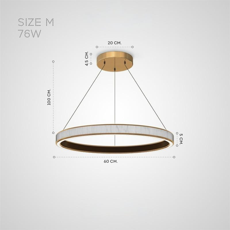 BENJAM Ring Chandelier by Lampadom - ambient shot