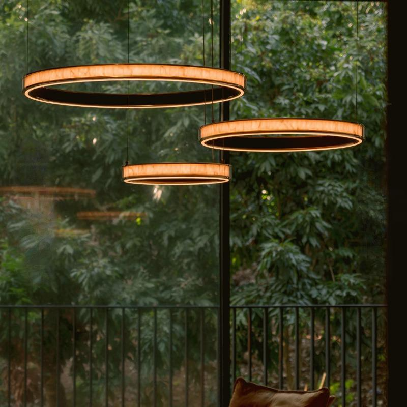 BENJAM Ring Chandelier by Lampadom - close-up