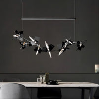 BERGAMO Linear Chandelier by Lampadom - detail view