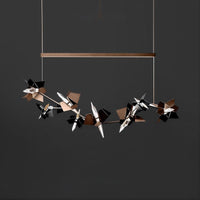 BERGAMO Linear Chandelier by Lampadom - ambient shot
