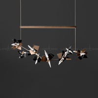 BERGAMO Linear Chandelier by Lampadom - top view