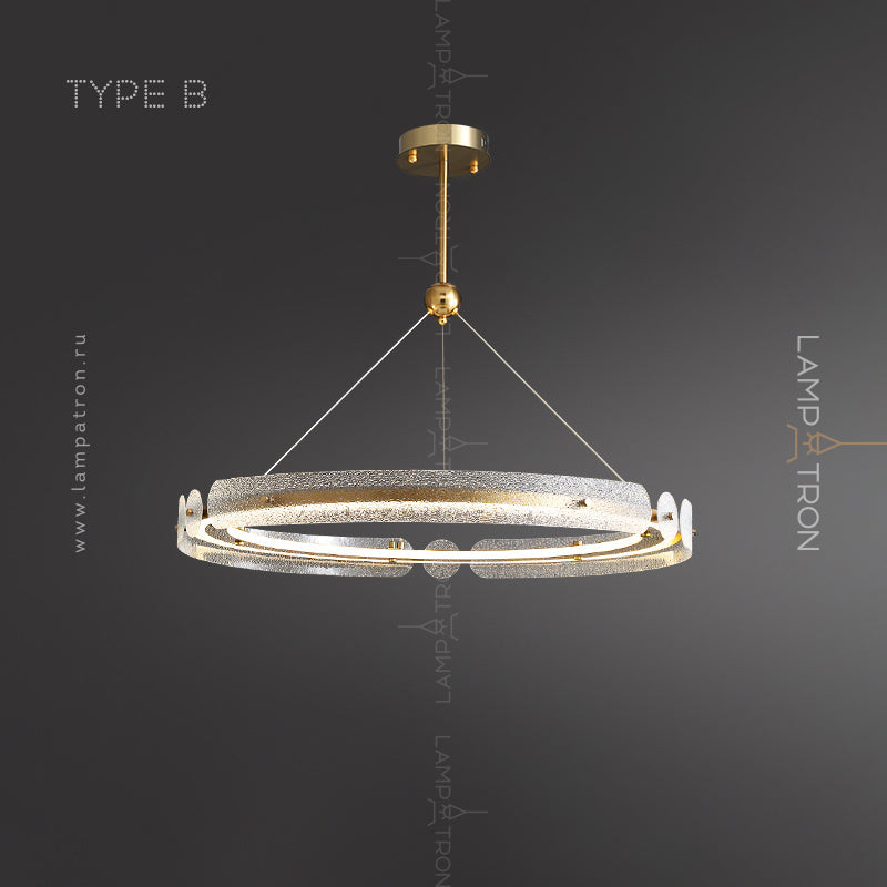 BERGDIS B Ring Chandelier
