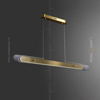 BERGDIS Linear Chandelier by Lampadom - ambient shot
