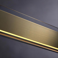BERGDIS Linear Chandelier by Lampadom - angle view