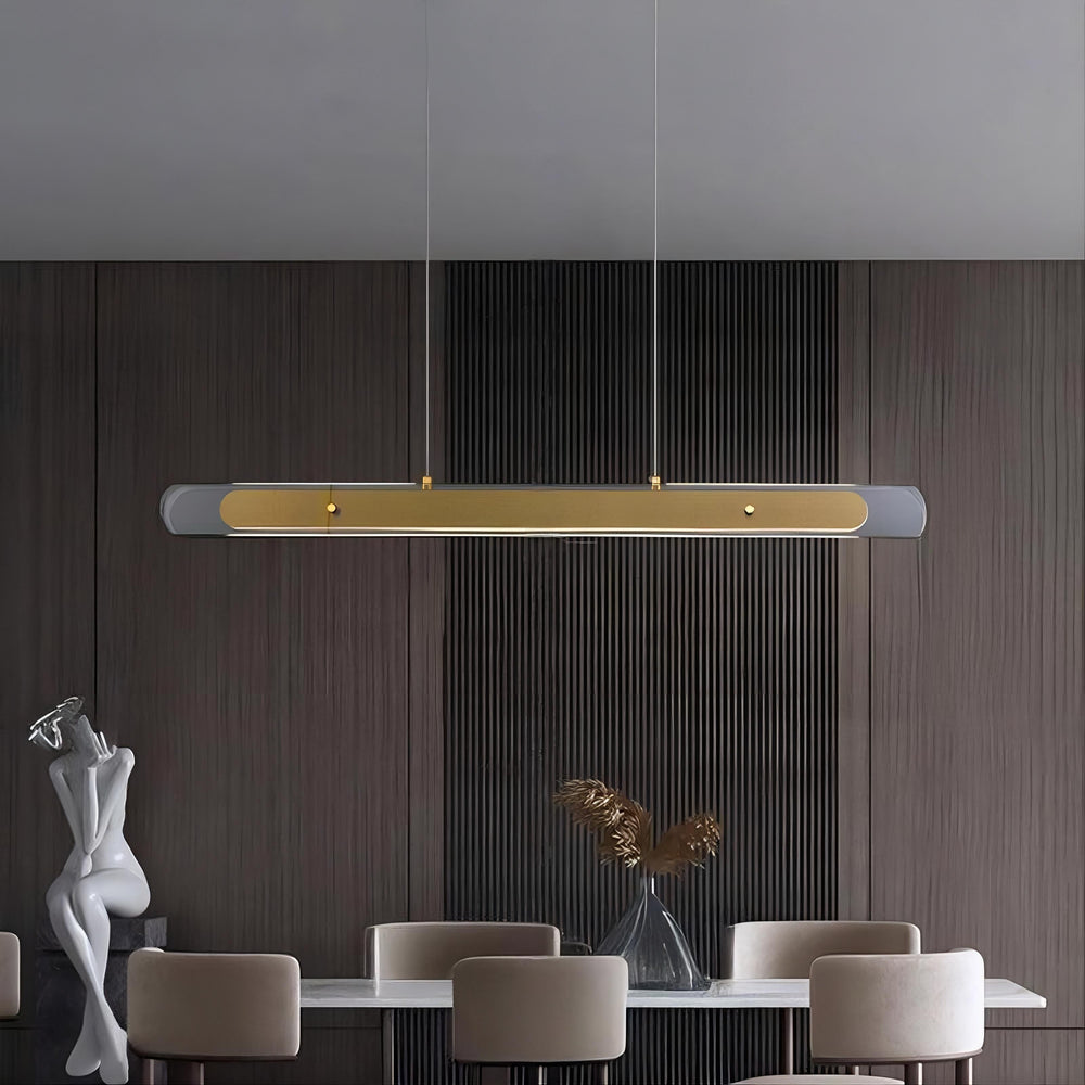 BERGDIS Linear Chandelier by Lampadom - close-up